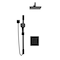 Keeney Mfg Shower Faucet Kit, Matte Black, Wall KIT-QUA130CMB - alternate 6